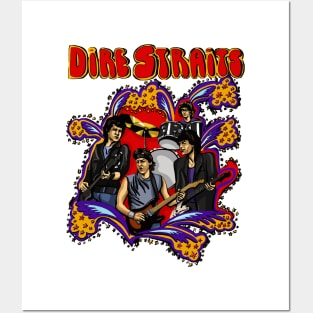 Vintage Dire Straits Train Posters and Art